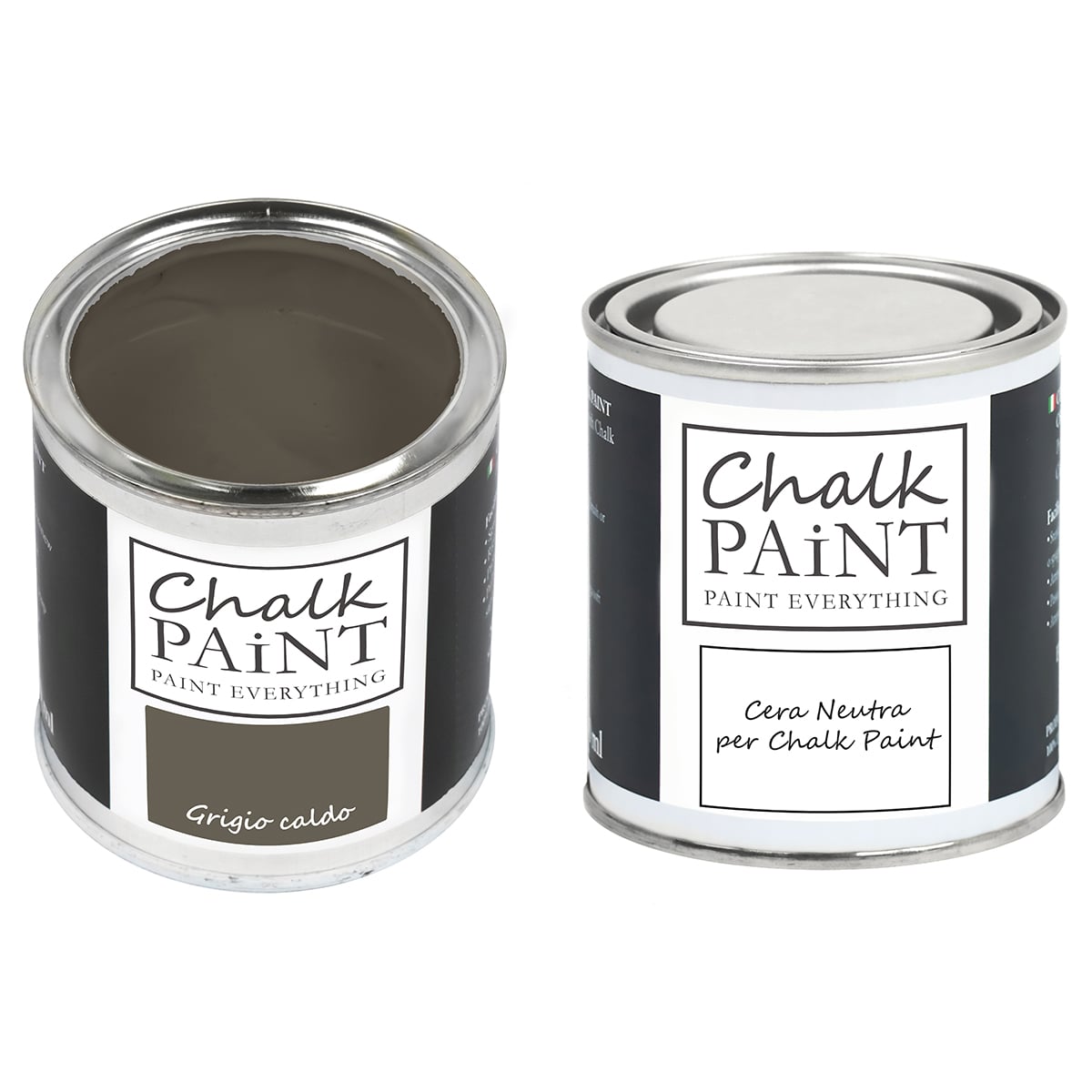Grigio caldo Chalk paint e cera in offerta decora facile con paint magic
